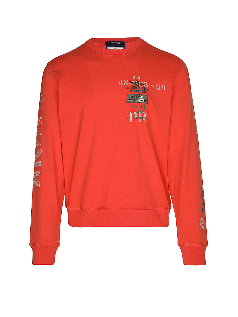 AERONAUTICA MILITARE Sweater  rot   M herren